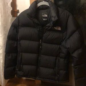 Classic Black North Face Puff Jacket.